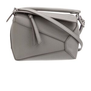 Loewe Gray Leather puzzle Women's Bag